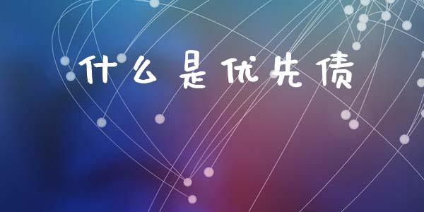 什么是优先债_https://www.fansifence.com_恒指交易时间_第1张