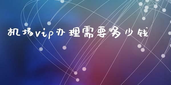 机场vip办理需要多少钱_https://www.fansifence.com_恒指交易时间_第1张