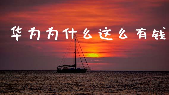 华为为什么这么有钱_https://www.fansifence.com_国际期货行情_第1张