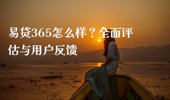 易贷365怎么样？全面评估与用户反馈_https://www.fansifence.com_中国国际期货_第1张