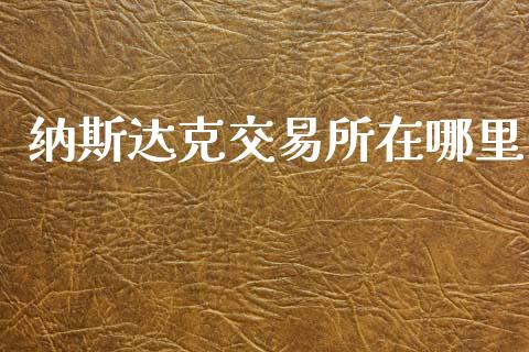 纳斯达克交易所在哪里_https://www.fansifence.com_中国国际期货_第1张