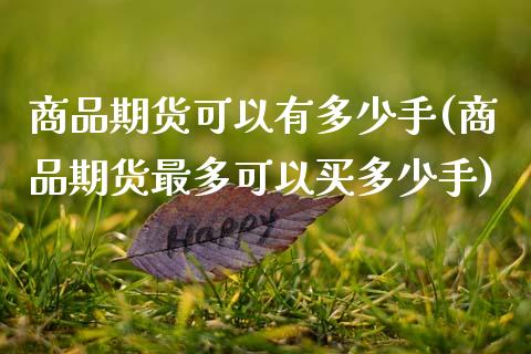 商品期货可以有多少手(商品期货最多可以买多少手)_https://www.fansifence.com_国际期货行情_第1张