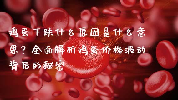 鸡蛋下跌什么原因是什么意思？全面解析鸡蛋价格波动背后的秘密_https://www.fansifence.com_国际期货_第1张