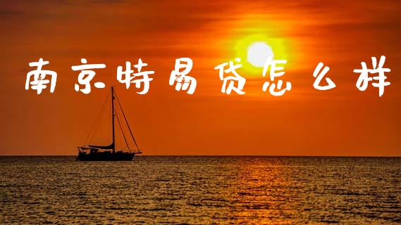 南京特易贷怎么样_https://www.fansifence.com_国际期货_第1张