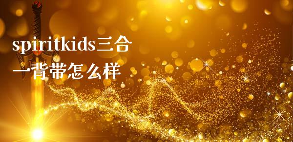 spiritkids三合一背带怎么样_https://www.fansifence.com_国际期货_第1张