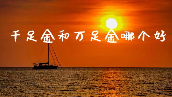 千足金和万足金哪个好_https://www.fansifence.com_国际期货行情_第1张