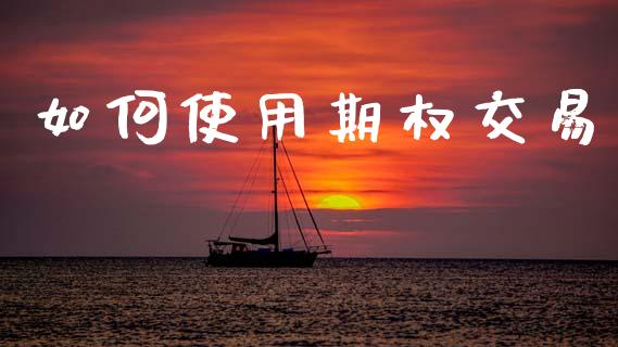 如何使用期权交易_https://www.fansifence.com_中国国际期货_第1张