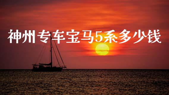 神州专车宝马5系多少钱_https://www.fansifence.com_国际期货_第1张