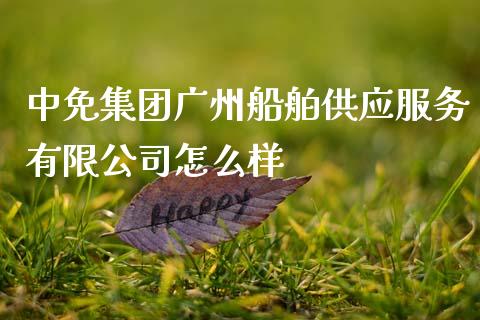中免集团广州船舶供应服务有限公司怎么样_https://www.fansifence.com_恒指交易时间_第1张