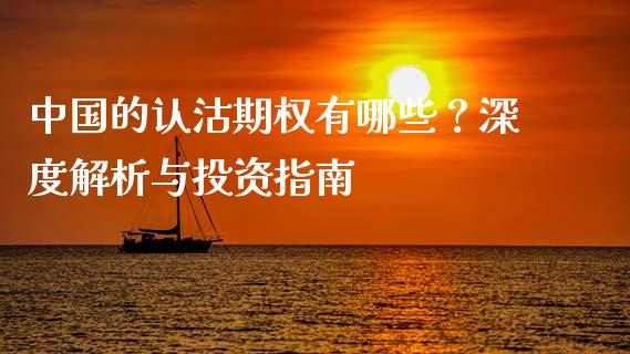 中国的认沽期权有哪些？深度解析与投资指南_https://www.fansifence.com_国际期货行情_第1张