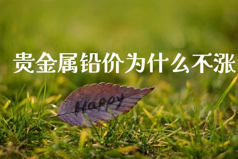 贵金属铅价为什么不涨_https://www.fansifence.com_恒指交易时间_第1张