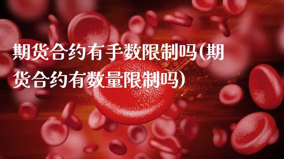 期货合约有手数限制吗(期货合约有数量限制吗)_https://www.fansifence.com_中国国际期货_第1张