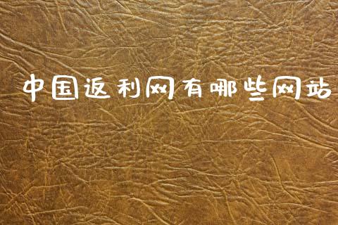 中国返利网有哪些网站_https://www.fansifence.com_恒指交易时间_第1张