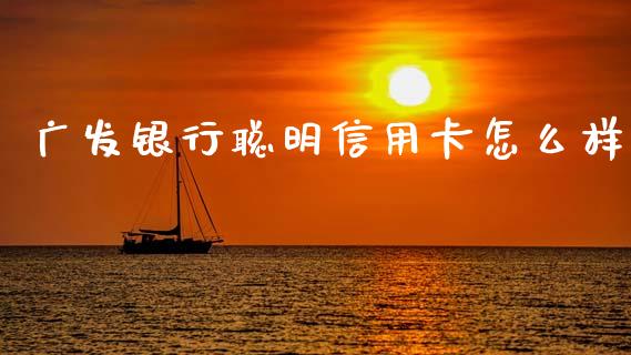 广发银行聪明信用卡怎么样_https://www.fansifence.com_中国国际期货_第1张