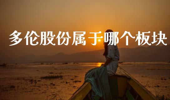多伦股份属于哪个板块_https://www.fansifence.com_中国国际期货_第1张