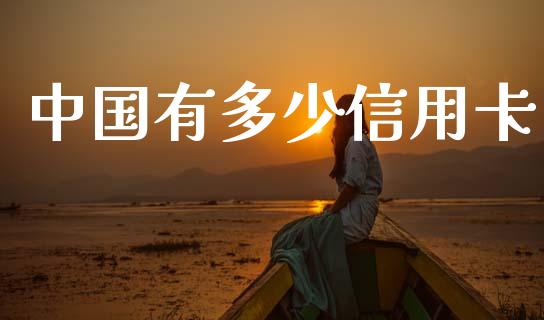 中国有多少信用卡_https://www.fansifence.com_恒指交易时间_第1张