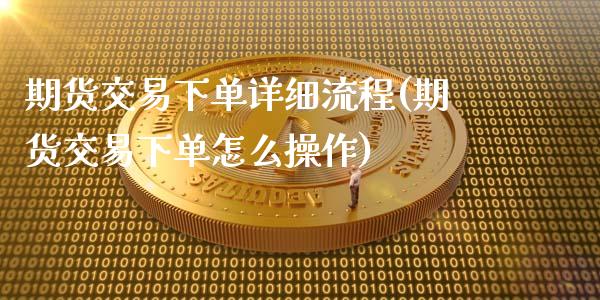 期货交易下单详细流程(期货交易下单怎么操作)_https://www.fansifence.com_中国国际期货_第1张