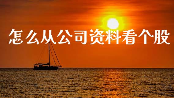 怎么从公司资料看个股_https://www.fansifence.com_恒指交易时间_第1张