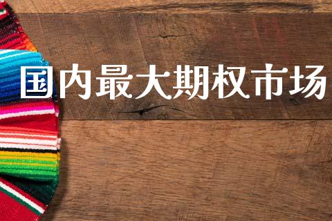 国内最大期权市场_https://www.fansifence.com_中国国际期货_第1张