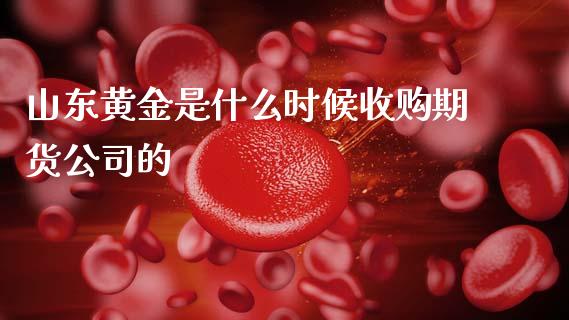 山东黄金是什么时候收购期货公司的_https://www.fansifence.com_中国国际期货_第1张