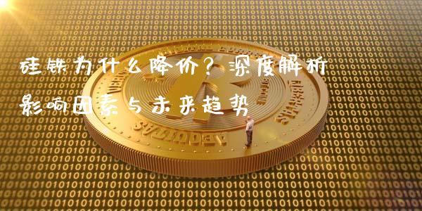 硅铁为什么降价?深度解析影响因素与未来趋势_国际期货_第1张_国际期货_中国国际期货_恒指交易时间_国际期货行情 硅铁为什么降价?深度解析影响因素与未来趋势_https://www.fansifence.com_国际期货_第1张