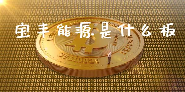 宝丰能源是什么板_https://www.fansifence.com_国际期货_第1张