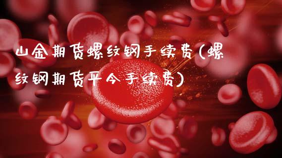 山金期货螺纹钢手续费(螺纹钢期货平今手续费)_https://www.fansifence.com_恒指交易时间_第1张