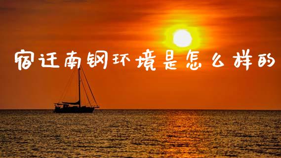 宿迁南钢环境是怎么样的_https://www.fansifence.com_国际期货_第1张