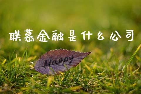 联慕金融是什么公司_https://www.fansifence.com_恒指交易时间_第1张