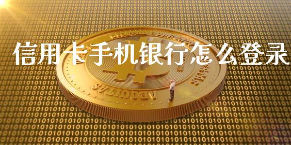 信用卡手机银行怎么登录_https://www.fansifence.com_中国国际期货_第1张