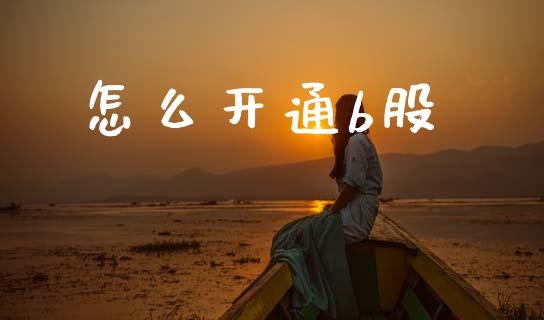 怎么开通b股_https://www.fansifence.com_恒指交易时间_第1张