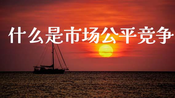 什么是市场公平竞争_https://www.fansifence.com_恒指交易时间_第1张