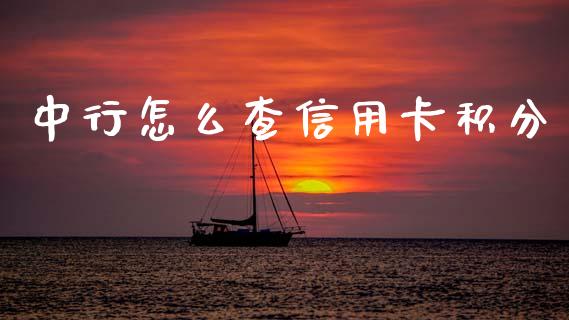 中行怎么查信用卡积分_https://www.fansifence.com_恒指交易时间_第1张