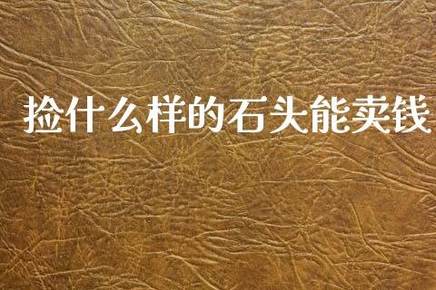 捡什么样的石头能卖钱_https://www.fansifence.com_恒指交易时间_第1张