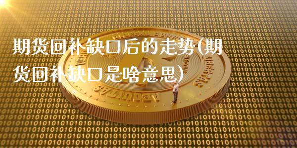 期货回补缺口后的走势(期货回补缺口是啥意思)_https://www.fansifence.com_中国国际期货_第1张
