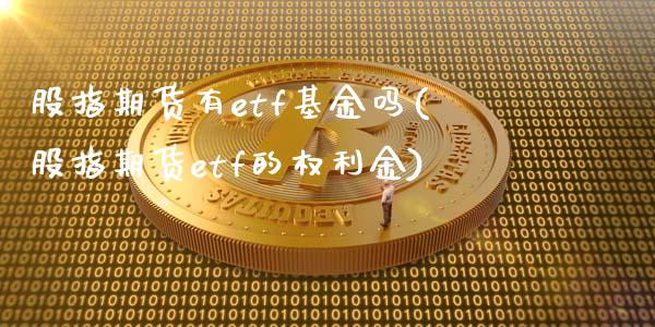 股指期货有etf基金吗(股指期货etf的权利金)_https://www.fansifence.com_国际期货_第1张