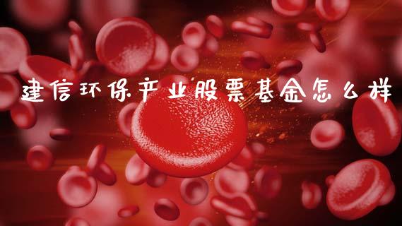 建信环保产业股票基金怎么样_https://www.fansifence.com_中国国际期货_第1张