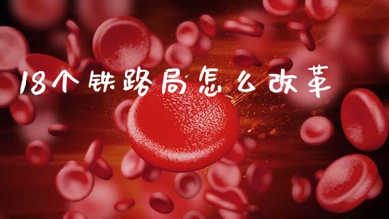 18个铁路局怎么改革_https://www.fansifence.com_国际期货行情_第1张