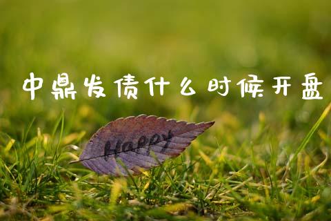 中鼎发债什么时候开盘_https://www.fansifence.com_国际期货_第1张