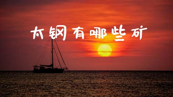 太钢有哪些矿_https://www.fansifence.com_国际期货行情_第1张
