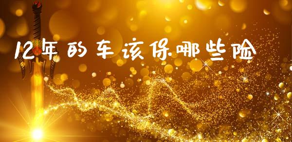 12年的车该保哪些险_https://www.fansifence.com_国际期货_第1张