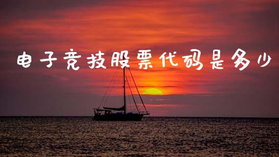 电子竞技股票代码是多少_https://www.fansifence.com_国际期货行情_第1张