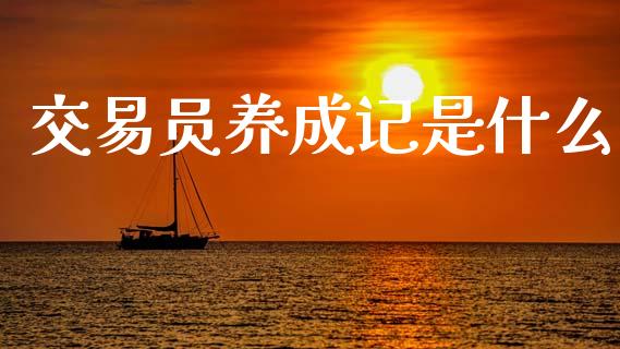 交易员养成记是什么_国际期货_第1张_国际期货_中国国际期货_恒指交易时间_国际期货行情 交易员养成记是什么_https://www.fansifence.com_国际期货_第1张
