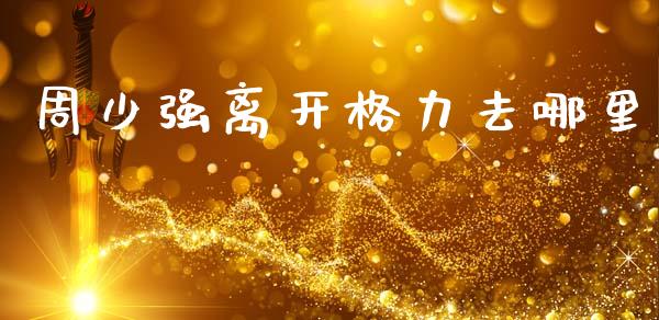 周少强离开格力去哪里_https://www.fansifence.com_国际期货_第1张
