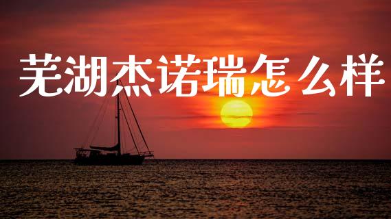 芜湖杰诺瑞怎么样_https://www.fansifence.com_中国国际期货_第1张
