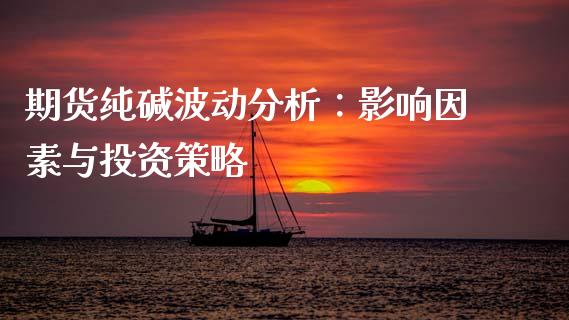 期货纯碱波动分析：影响因素与投资策略_https://www.fansifence.com_国际期货行情_第1张