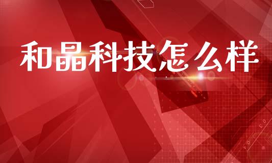 和晶科技怎么样_https://www.fansifence.com_国际期货_第1张
