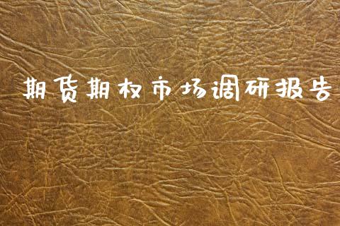 期货期权市场调研报告_https://www.fansifence.com_中国国际期货_第1张