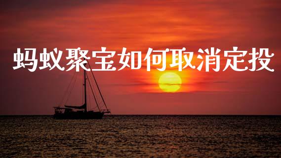 蚂蚁聚宝如何取消定投_https://www.fansifence.com_国际期货行情_第1张