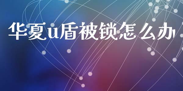 华夏u盾被锁怎么办_https://www.fansifence.com_中国国际期货_第1张